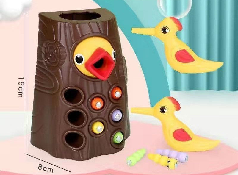 Woodpecker Magnetic Game Toys Kids Gift Set