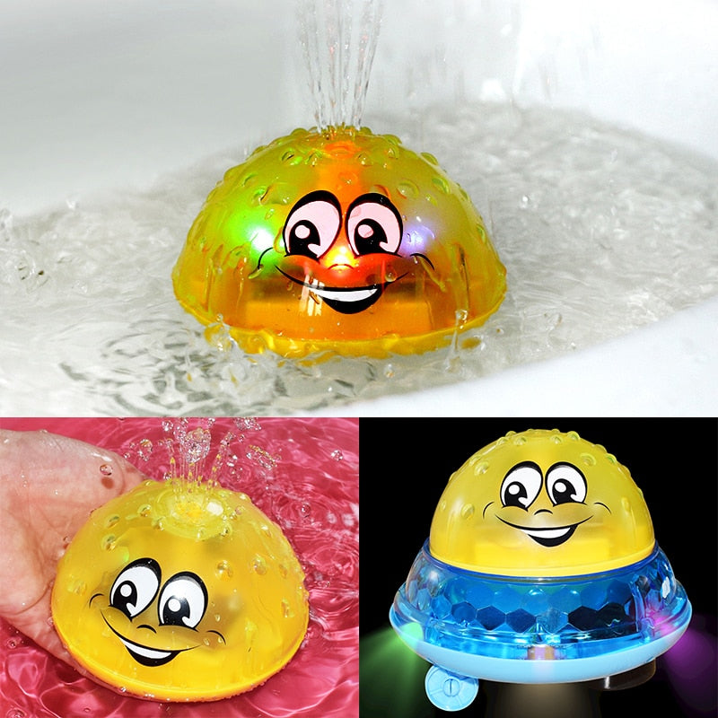 Spray Water Light Rotate With Shower Pool Kids Toys