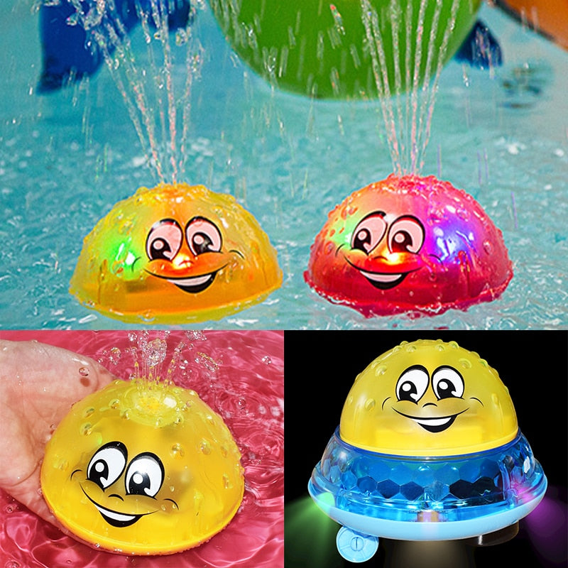 Spray Water Light Rotate With Shower Pool Kids Toys