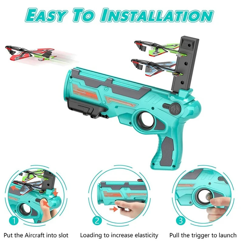 Outdoor Ejection Plane Toy for Kids