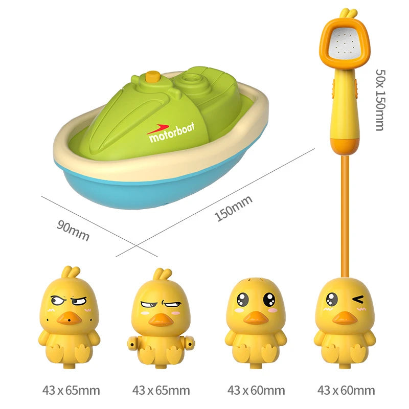 Electric Duck Water Sprayer Toy