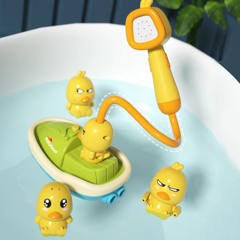 Electric Duck Water Sprayer Toy